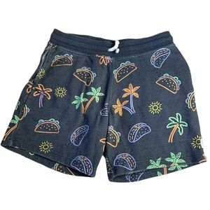 CHUBBIES Neon Snack Attack French Terry Lounge Shorts 7 inch size S